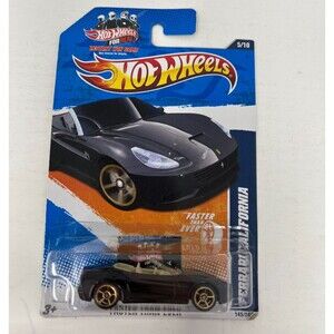 Hot Wheels 2011 Faster Than Ever Black Ferrari California 5/10